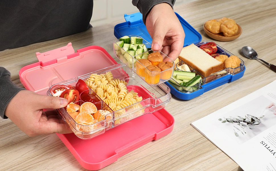 Aohea BPA Free Lunch Box Kids Tritan Bento Box for School