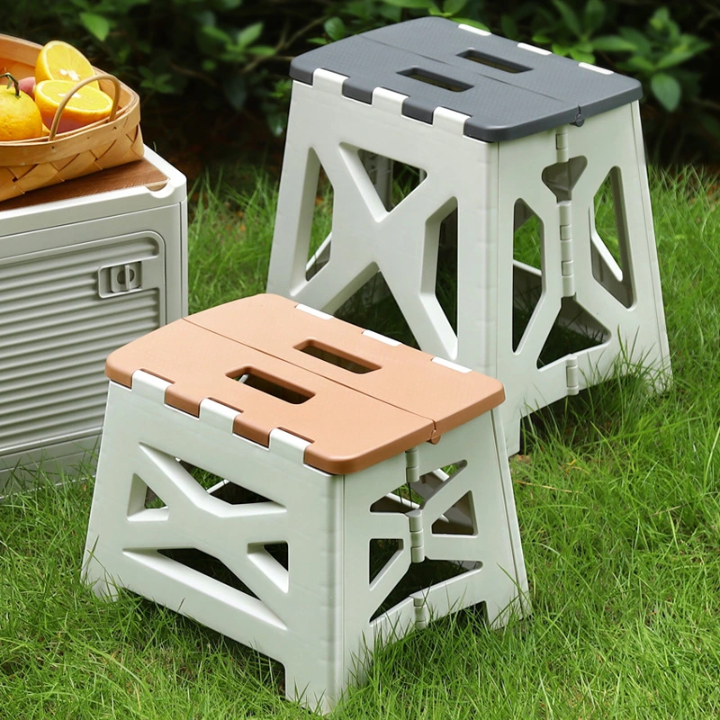 Portable Plastic Folding Stool Outdoor Camping Convenient Children Home Chairs Wholesale