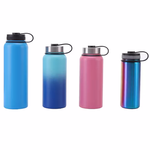 Hydro Flask Borraccia Trinkflasche Bouteille d'eau à large bouche de 32 oz isolée à double paroi en acier inoxydable flacons sous vide et thermos