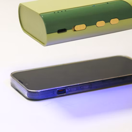 Boîte de rangement pour masque UV/téléphone/chaussures, boîte de désinfectant UV portable UVC LED